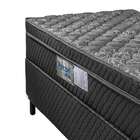 Cama Box Solteiro Com Colchão Arezzo Molas Ensacadas Preta