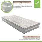 Cama Box Solteiro Com Colchão D33 Quality Duoface 26x88x188cm