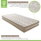 Cama Box Solteiro Com Colchão D33 Quality Duoface 26x88x188cm