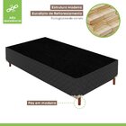 Cama Box Solteiro Com Colchão D33 Unique Plus Duoface 16x88x1