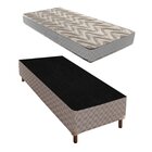 Cama Box Solteiro Com Colchão D45 Unique Duoface 25x88x188cm