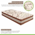Cama Box Solteiro Com Colchão De Molas Ensacadas 30x88x188cm