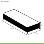 Cama Box Solteiro Com Colchão De Molas Ensacadas 30x88x188cm