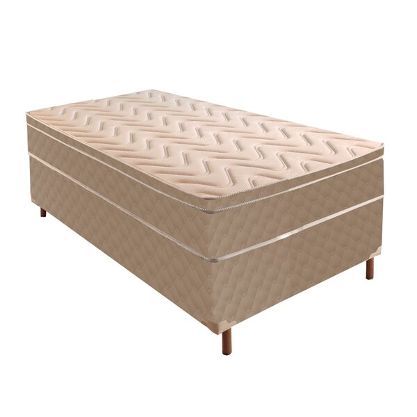 Cama Box Solteiro Com Colchão De Molas Ensacadas Júlia 28x88x