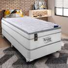 Cama Box Solteiro Com Colchão Ecstasy (88x188) Molas Ensacada