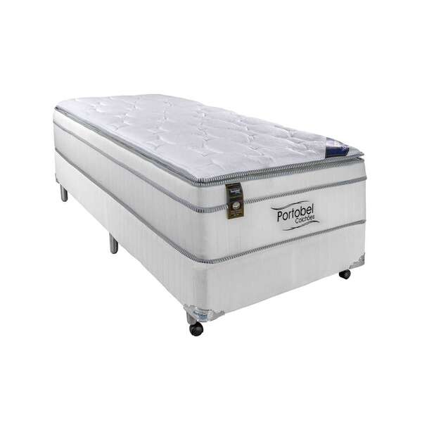 Cama Box Solteiro Com Colchão Ecstasy (88x188) Molas Ensacada