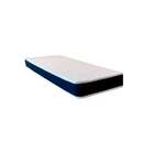 Cama Box Solteiro Com Colchão Guldi Duplo Plus D28 Azul E Nat