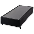 Cama Box Solteiro Com Colchão Mola Safira Spec Preto