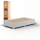 Cama Box Solteiro Desmontável Com Colchão De Espuma D33 Mille