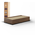 Cama Box Solteiro Desmontável Com Colchão Molas Qatar 88x188x