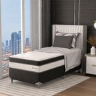 Cama Box Solteiro Diamond Euro Pt 0,88x1,88x0,63 Montreal Beg