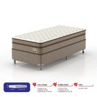Cama Box Solteiro Dublin 0,88x1,88x0,61 Montreal Marrom