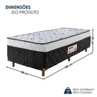 Cama Box Solteiro Espuma D-28 100% Poliéster 88x55cm Sonnus A