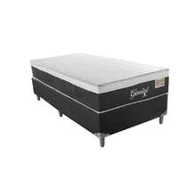 Cama Box Solteiro Aspen Anjos Cinza Camas Box Casal Solteiro E Infantil Leroy Merlin