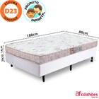 Cama Box Solteiro Infantil Colchão De Espuma Selada Antialérg