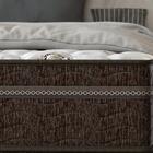 Cama Box Solteiro King Branca + Colchão De Molas Ensacadas -