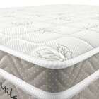 Cama Box Solteiro King Com Colchão Milani Mola Verticoil Bege