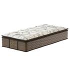 Cama Box Solteiro King Preta + Colchão De Molas Prolastic - P