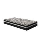 Cama Box Solteiro King Preto + Colchão De Molas Superlastic -
