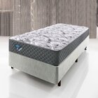 Cama Box Solteiro King Reforçado 96x203x38cm E Colchão Adapto