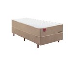 Cama Box Solteiro Molas 88x188cm Ensacadas Havana Bege