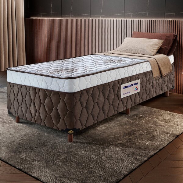 Cama Box Solteiro Molas Ensacadas 100% Poliéster 88x62cm Plen