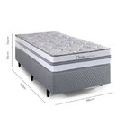 Cama Box Solteiro Molas Maxspring 88x188x24cm Chester