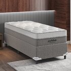 Cama Box Solteiro Portobel Molas Ensacadas Palermo Grey 88x18