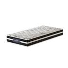 Cama Box Solteiro Preta + Colchão De Molas Ensacadas - Probel