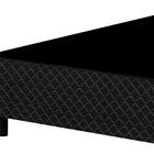 Cama Box Solteiro Preto Bordado 88 X 188 X 39 Pérola Negra Ga