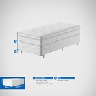 Cama Box Solteiro Probel Molas Ensacadas Conjugado Box Indivi