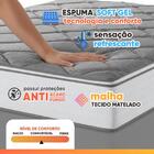 Cama Box Solteiro Real Max Force Softgel 88x188x65cm - Suport