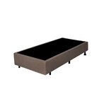 Cama Box Solteiro Reforçado 96x203x38cm Bege