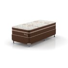 Cama Box Solteiro Taurus 88x188x67 Linha Montreal Marrom