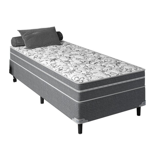 Cama Box Solteiro Yescasa Molas Ensacadas Ravena 88x188x50cm