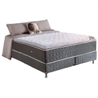 Cama Box Sued Verde Inovare Queen Pés Cantoneira Amadeirada