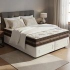 Cama Box Super King + Colchão Anjos De Molas - Classic Superl