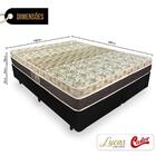 Cama Box Super King + Colchão Mola Ensacada - Castor - Class