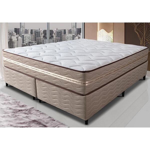 Cama Box Super King (colchão + Box) 193x203x60 De Molas Ensac