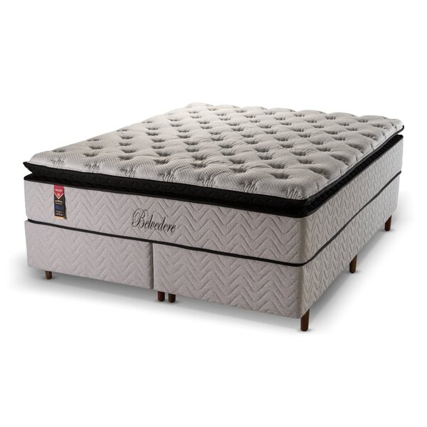 Cama Box Super King  Molas Ensacadas Belvedere 193x203x74 Cin
