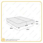 Cama Box Super King Branco 193x203x25cm