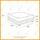 Cama Box Super King Branco + Colchão De Molas Ensacadas - Pro