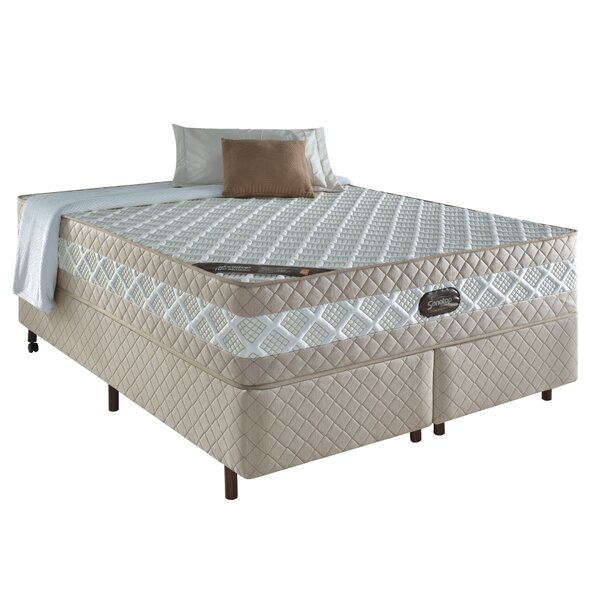 Cama Box Super King Com Colchão Molas Ensacadas 76x203x193cm