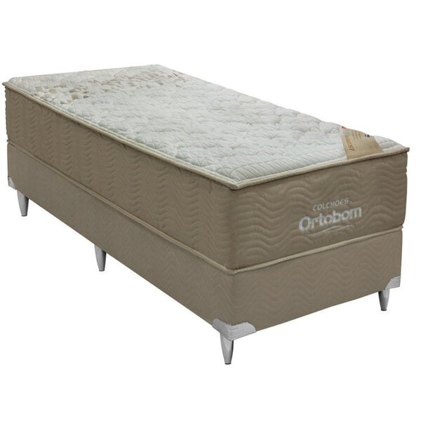 Cama Box Viscomemory Solteiro 88x188x51cm Ortobom