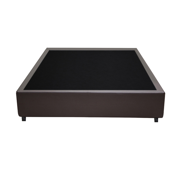 Cama Box Viúva 128 Marrom Sintetico - Santo Box