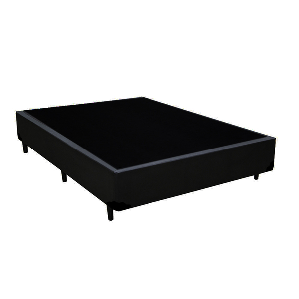 Cama Box Viúva 128 Preto Sintetico - Santo Box