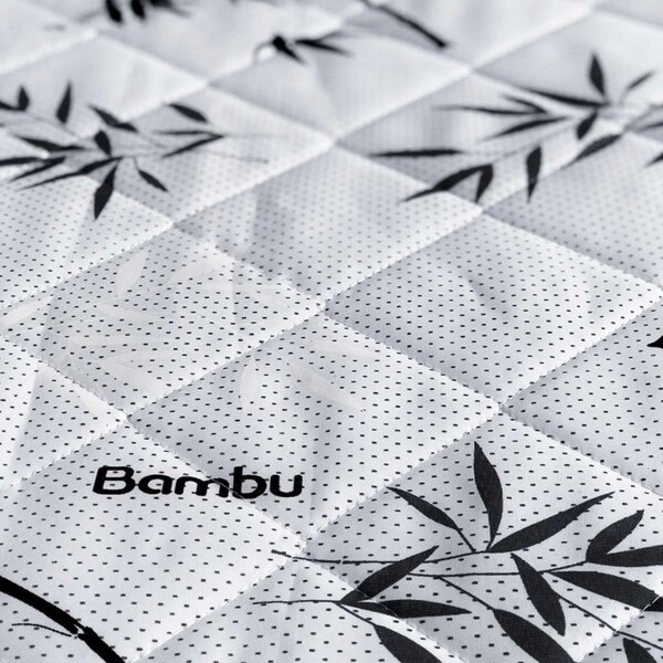 Cama Box Viúva 128 Sintético Branco Com Colchão Espuma D33 On