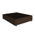 Cama Box Viúva 128cm Marrom