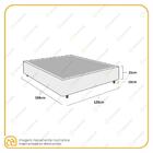 Cama Box Viúva 128cm Marrom