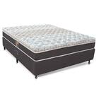 Cama Box Viuva + Colchão Castor Pocket Híbrido Class One Face